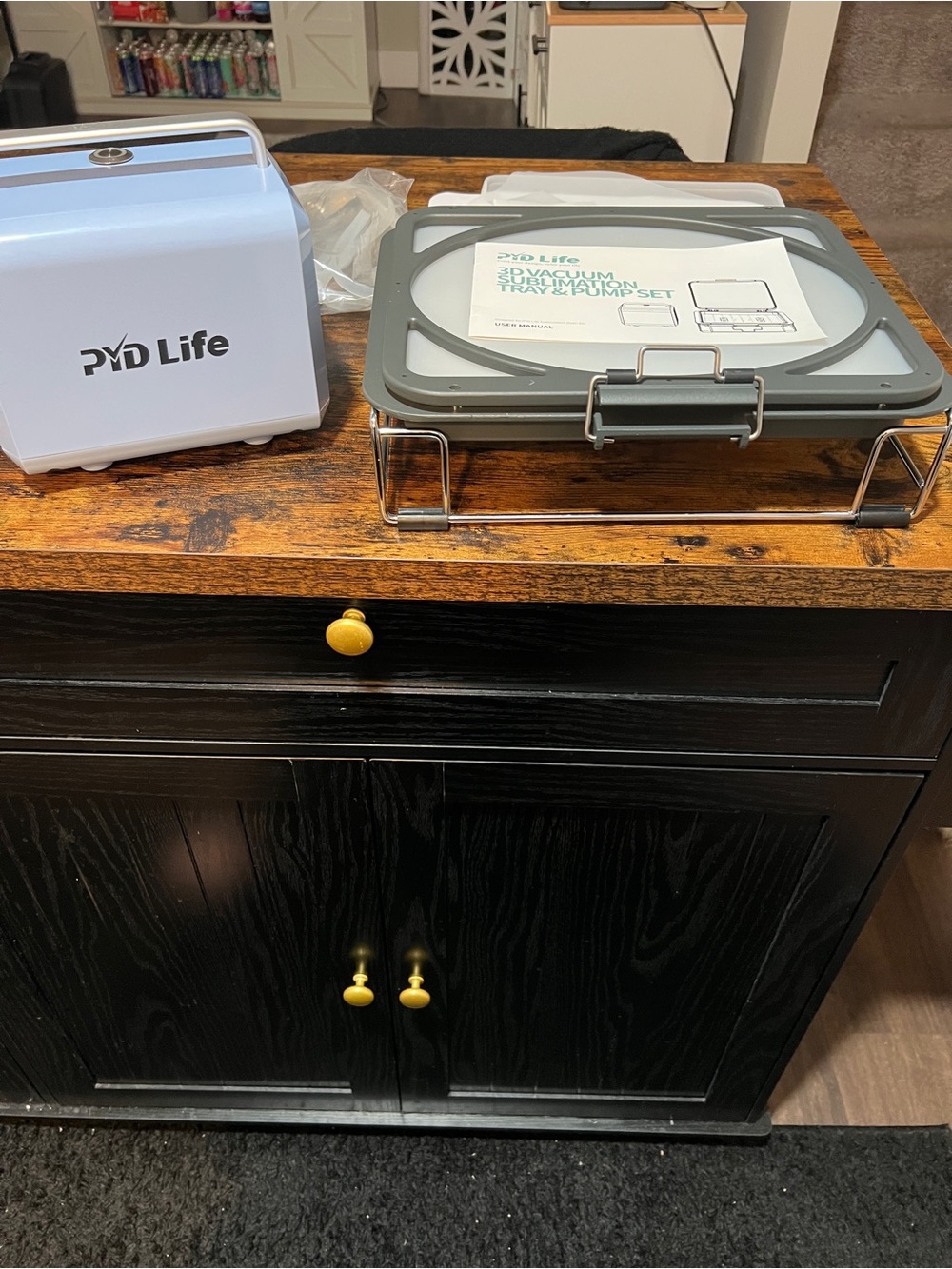 PYD Life 3D vacuum sublimation tray and pump set